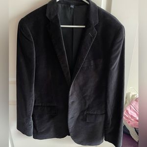 J. Crew Men’s velvet black blazer